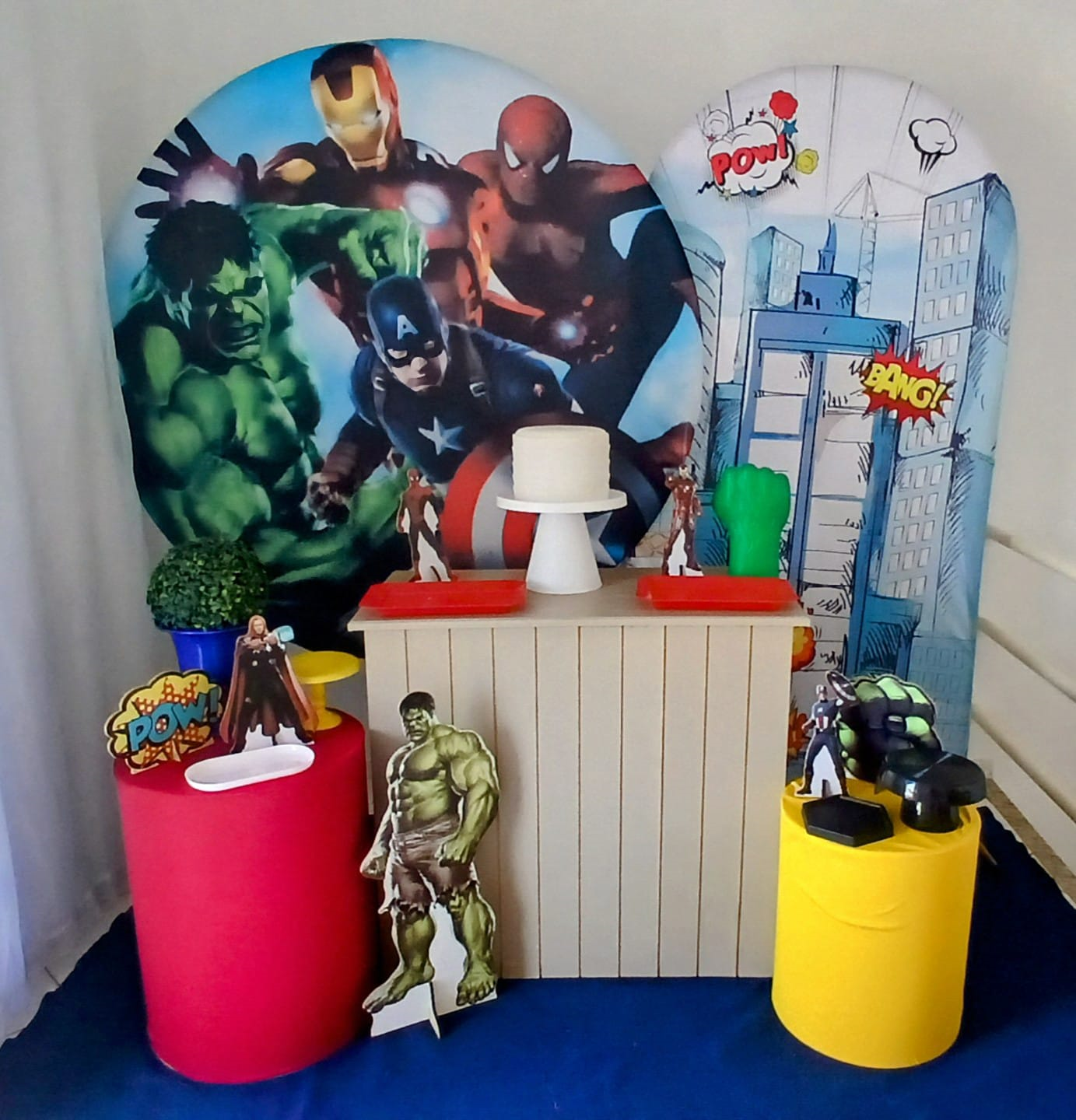 KIT PEGUE E MONTE TEMA: HEROIS MODELO 2