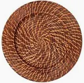 SOUPLAST DE RATAN CLARO 35 CM