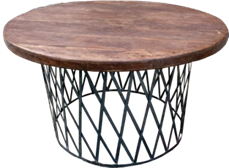 Mesa Trançada Redonda