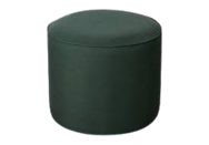 Pufe Redondo Veludo 1 lugar