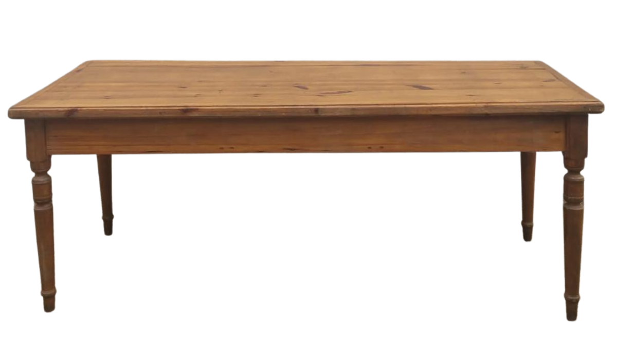 Mesa colonial sem gaveta 2,10