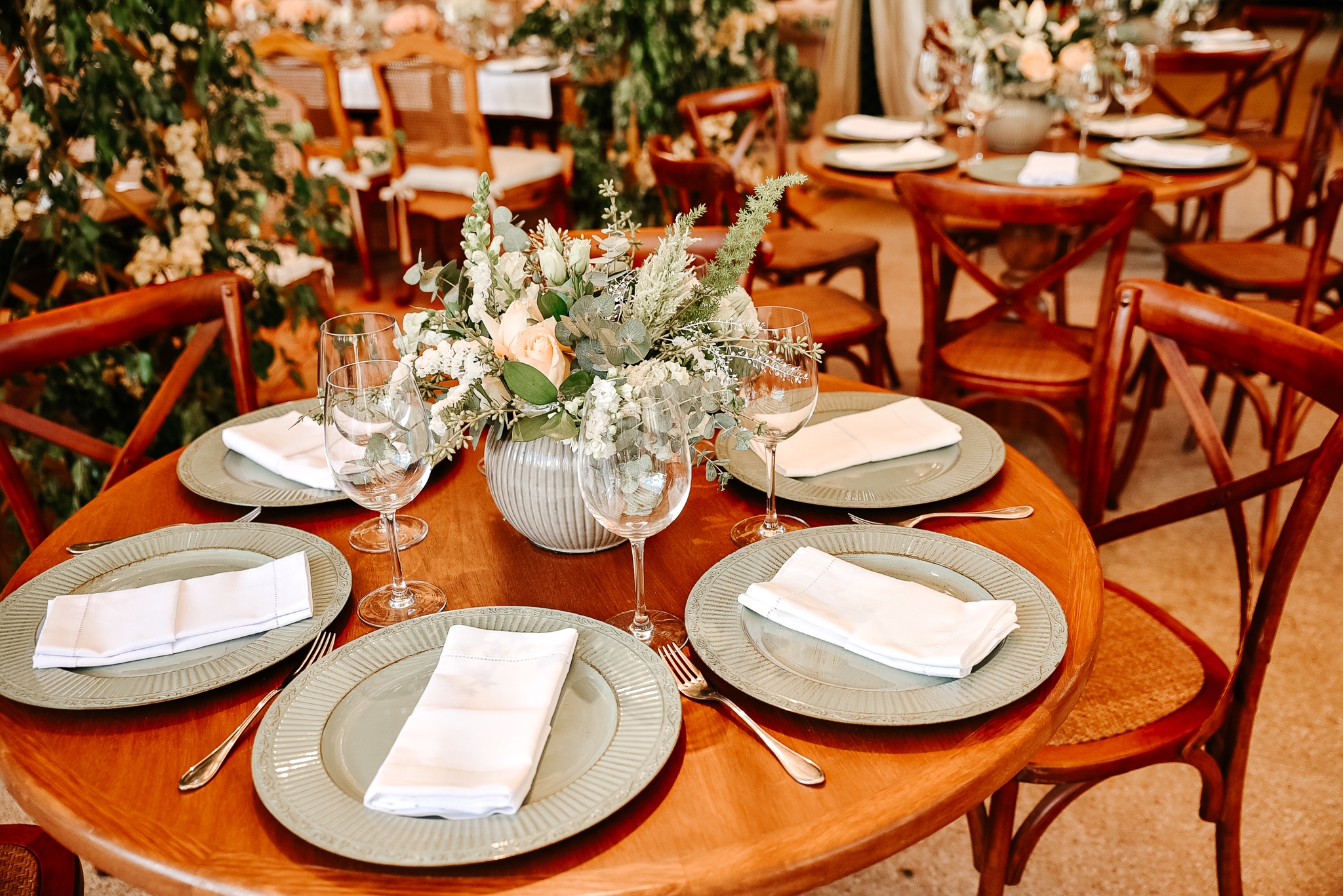 Sousplat e Jogos Americanos