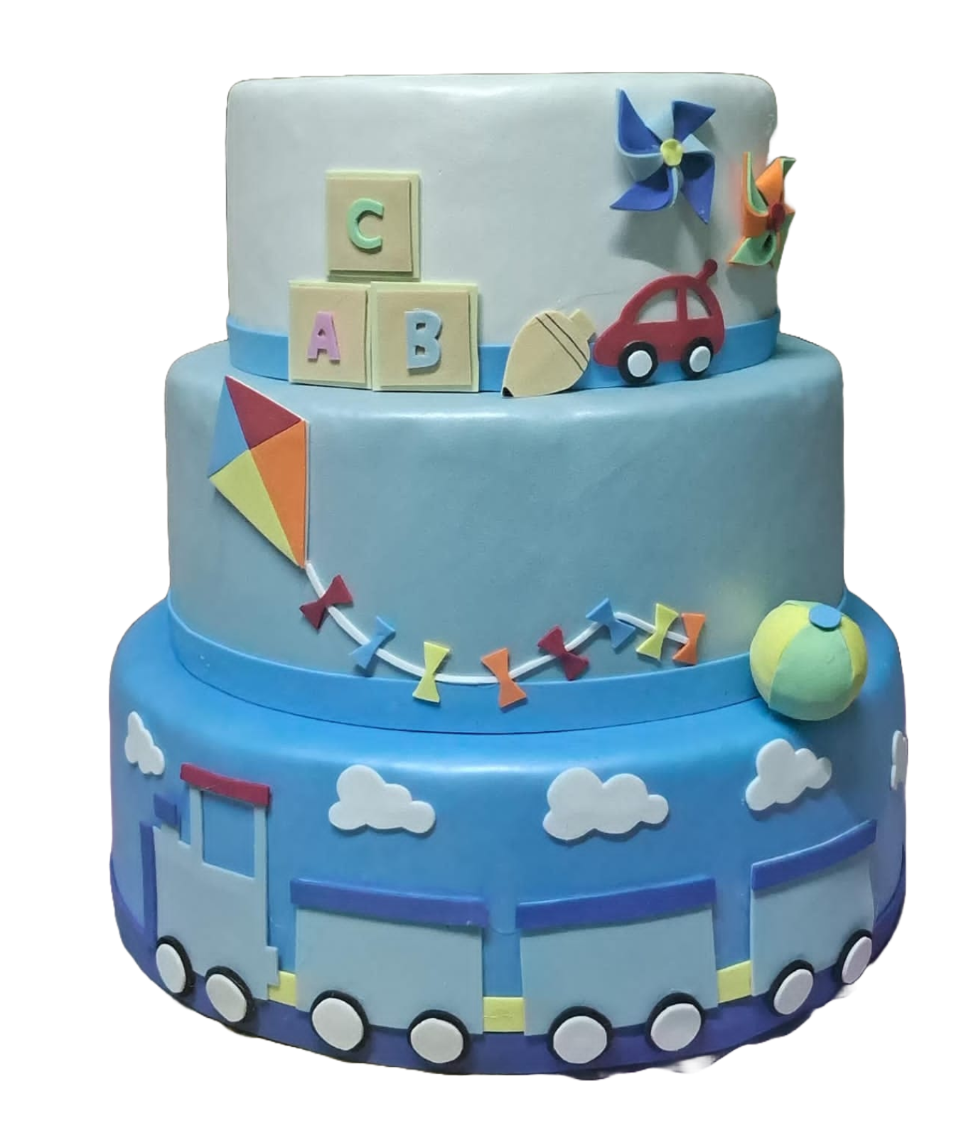 BOLO FAKE tema brinquedos