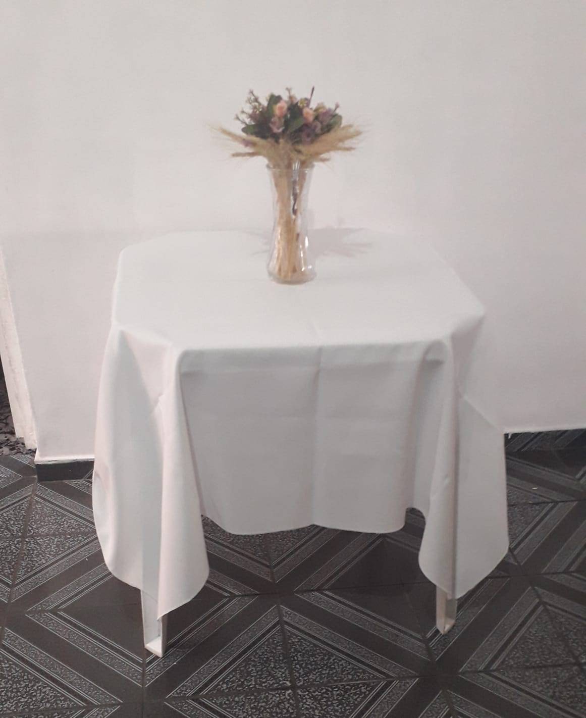 Toalha branca quadrada 1,50x1,50m