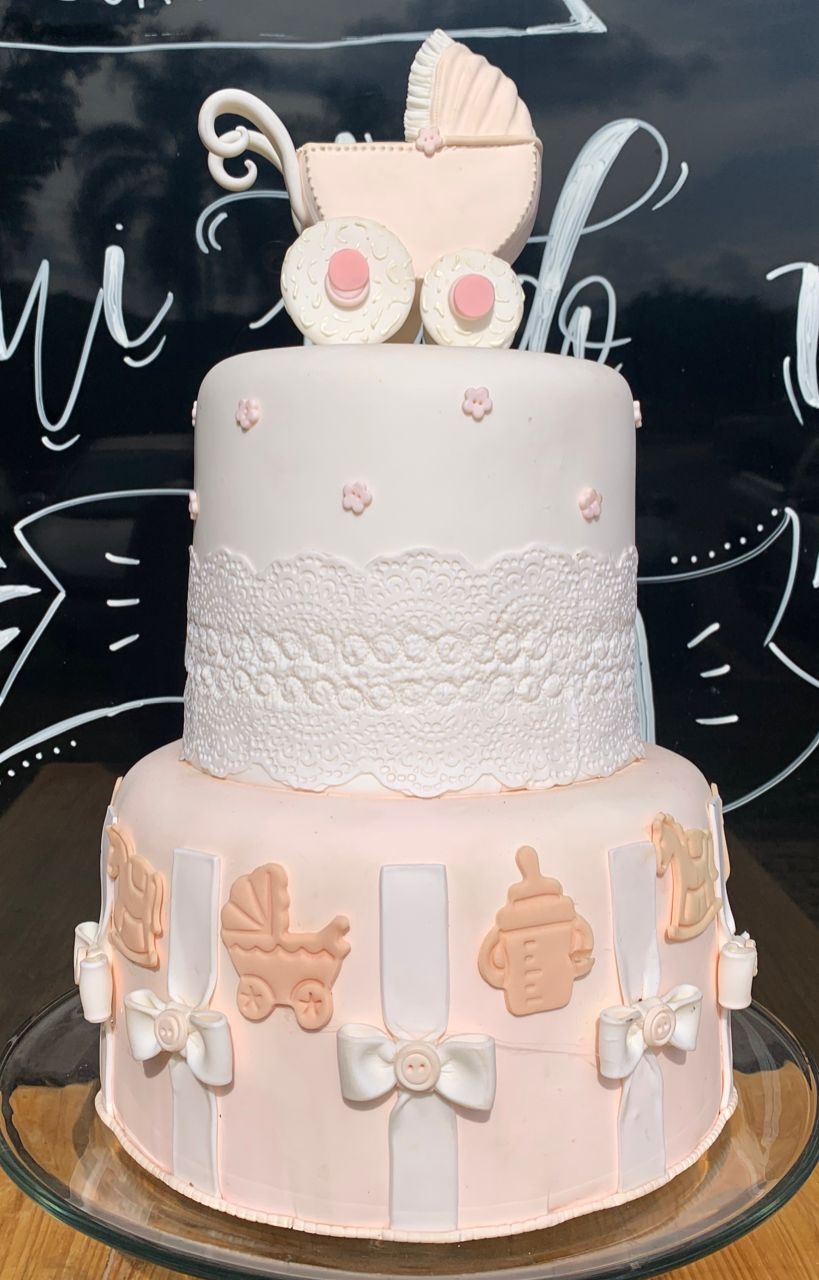 Maquete chá de bebê - 2 andares