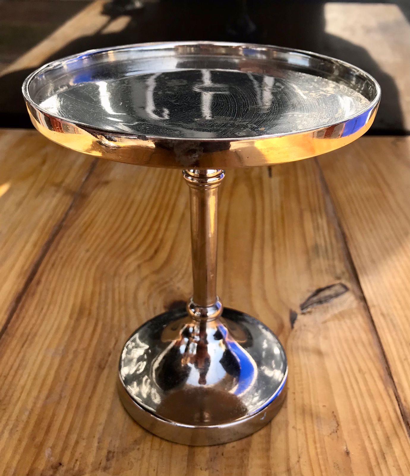 Suporte prateado médio P