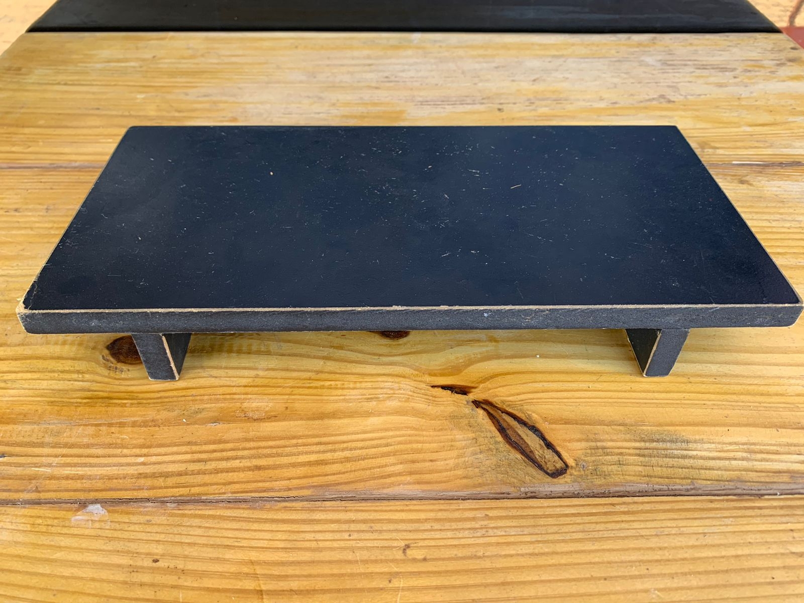 Bandeja retangular preta M