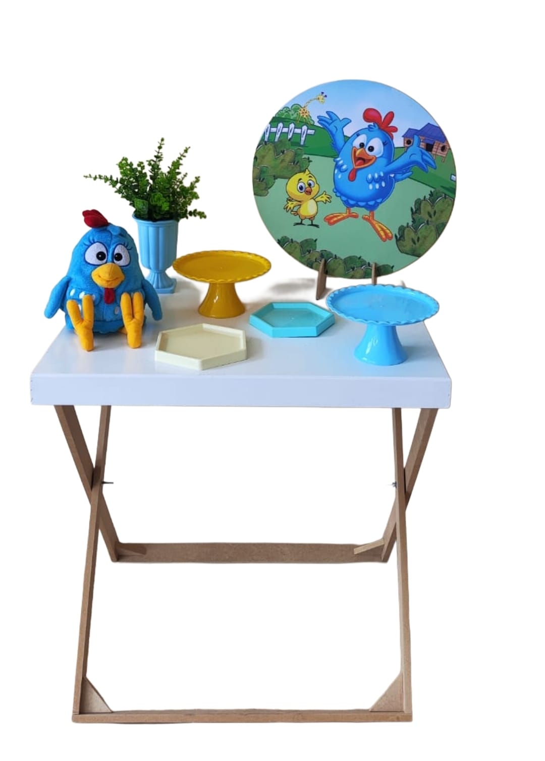 Galinha Pintadinha Menino Mini Kit + Mesa