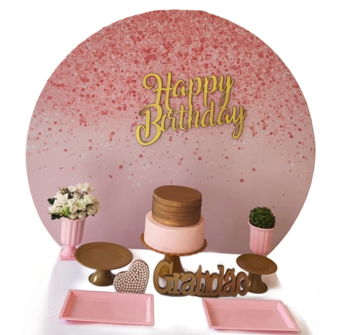 Rosa com glitter Rose Kit Bronze I