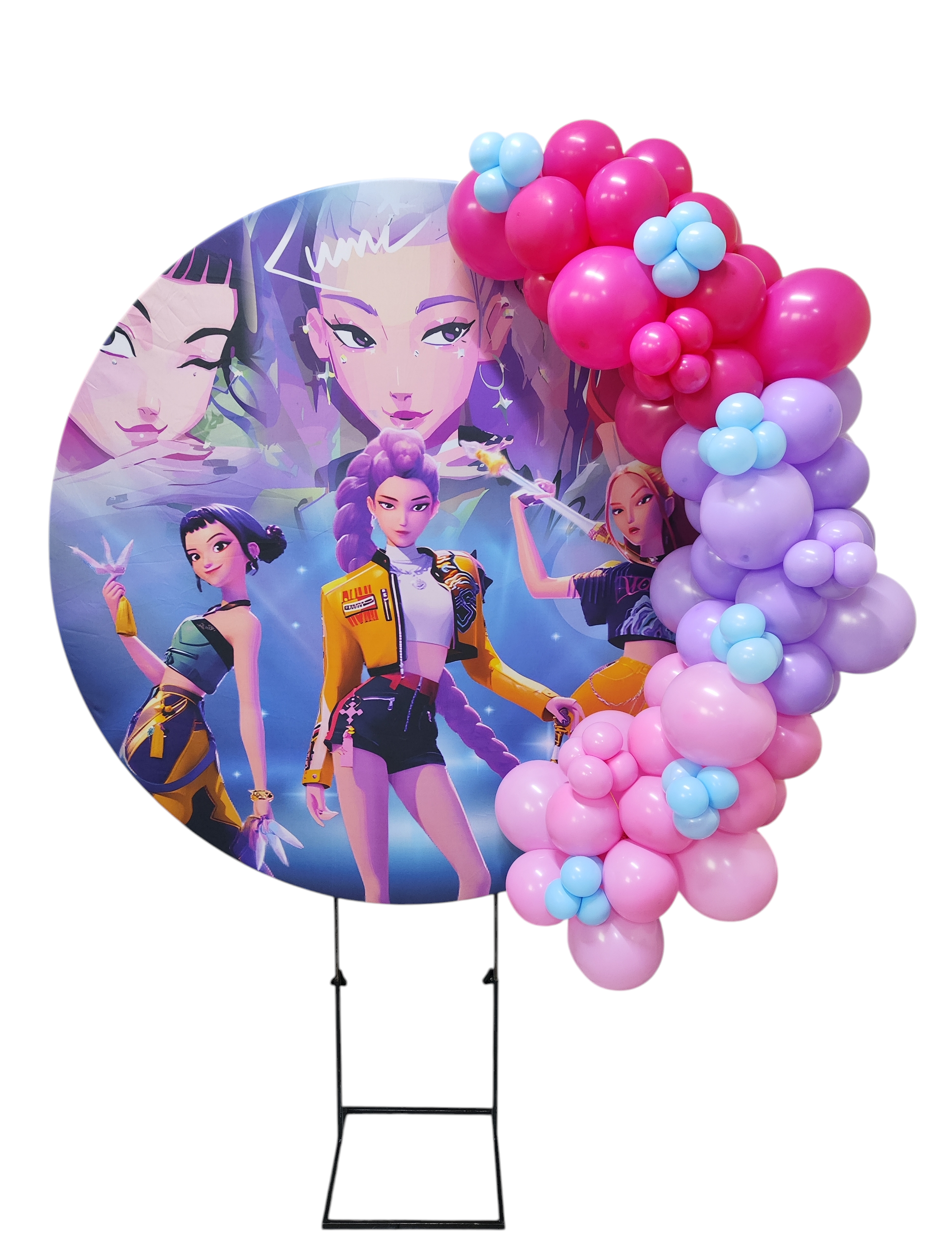 Guerreiras do K-Pop Arco de bexigas M