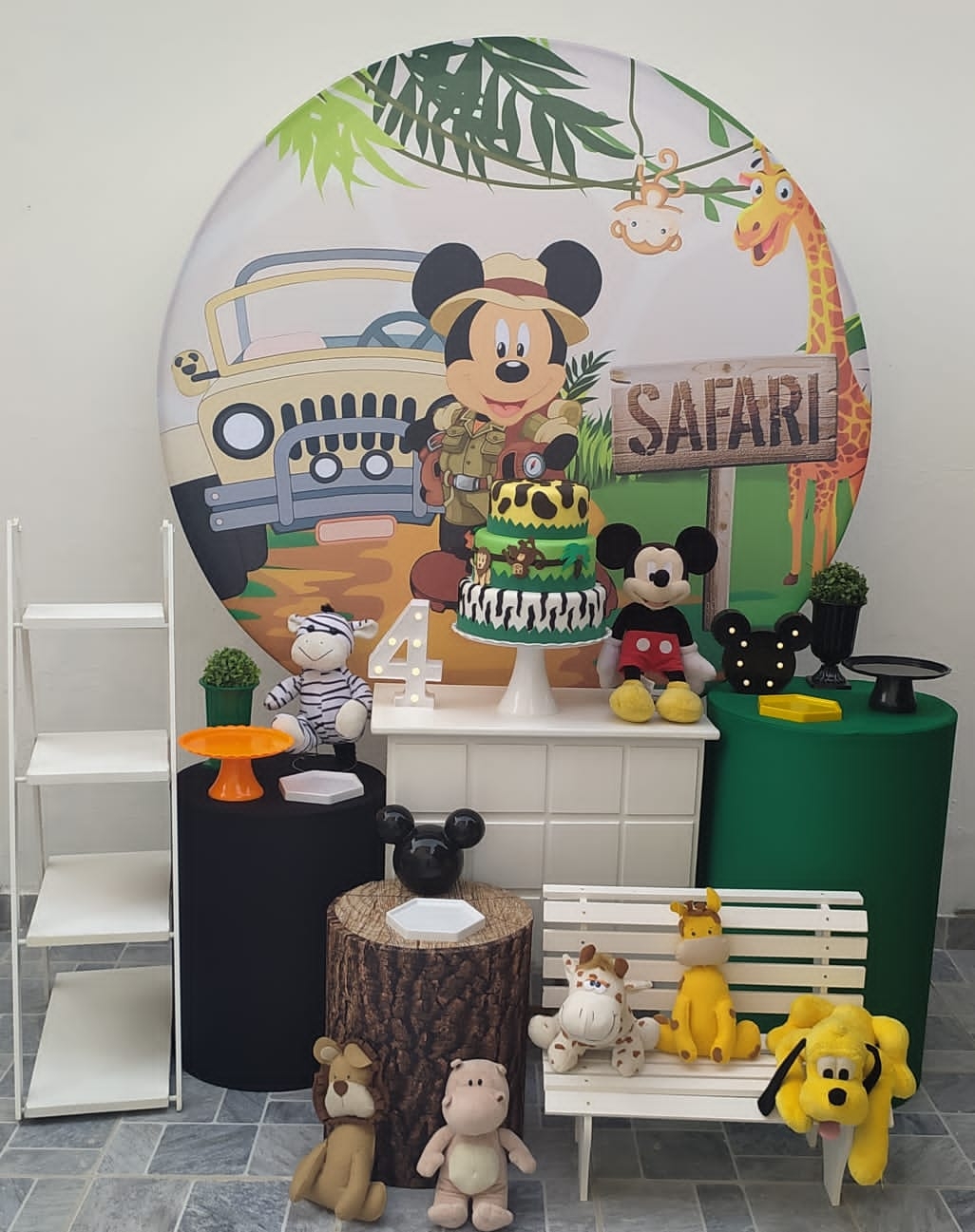 Mickey Safari Kit Ouro 