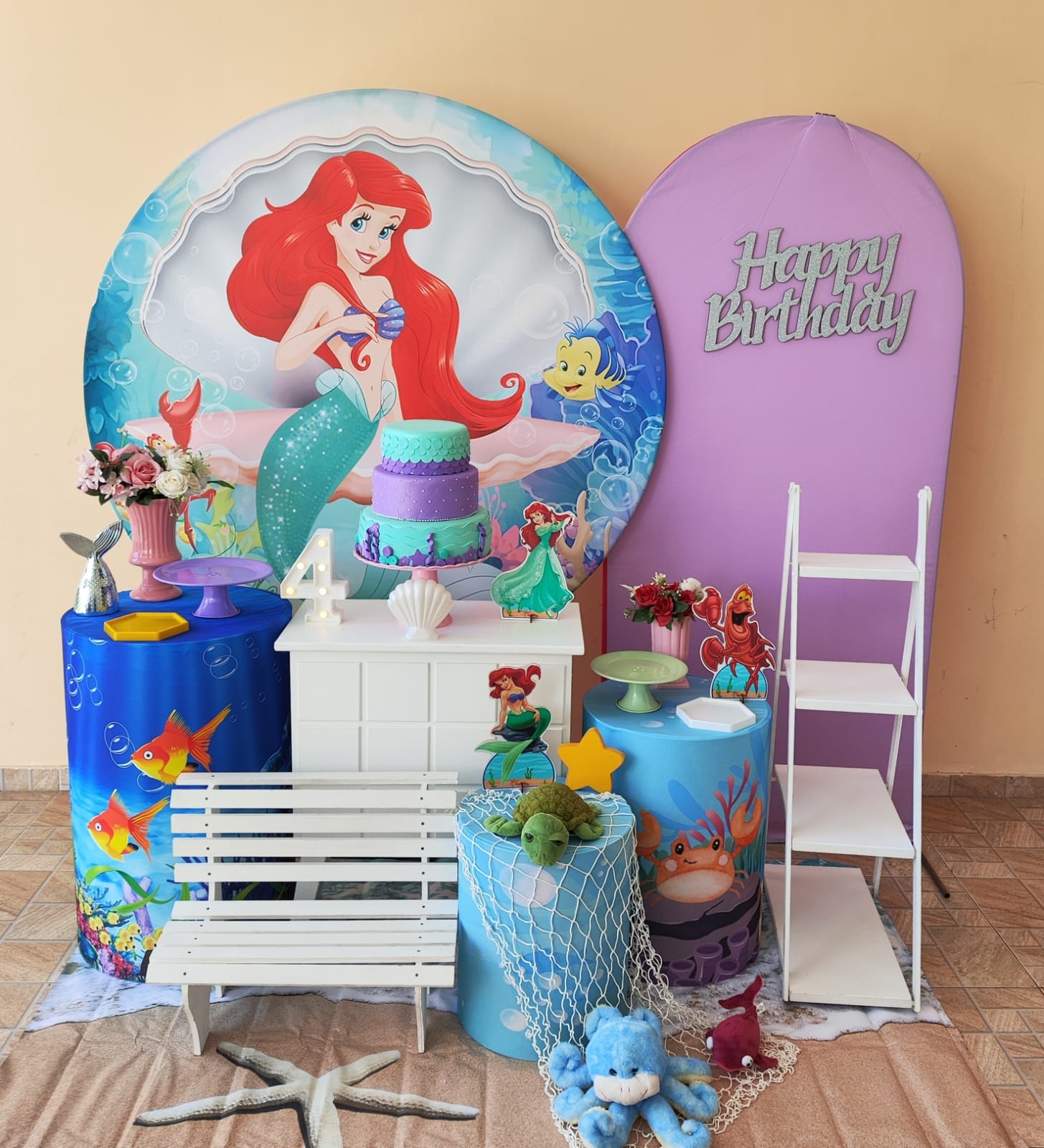 Ariel Pequena Sereira Kit Diamante