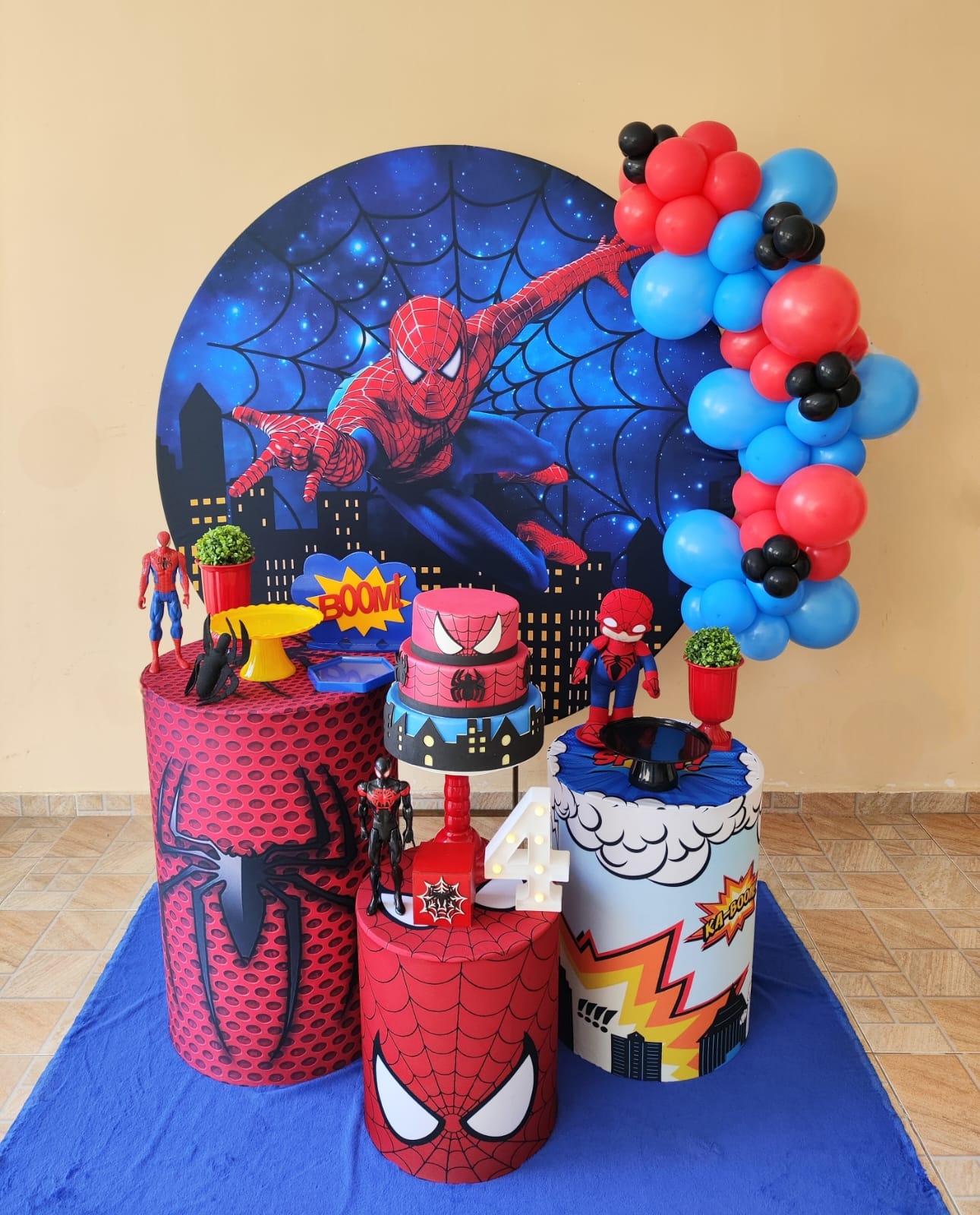 Homem Aranha Kit Prata