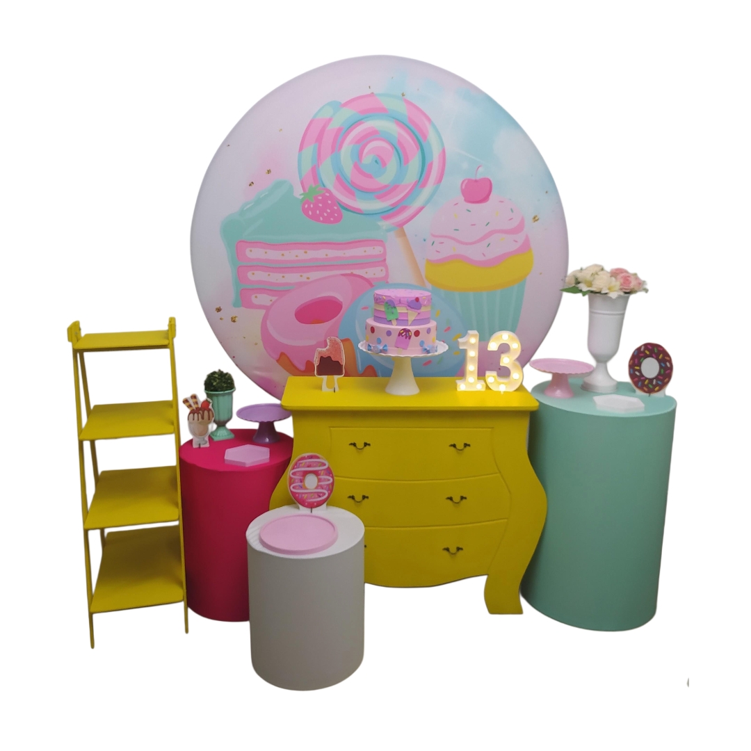 Doces Menina Kit Ouro