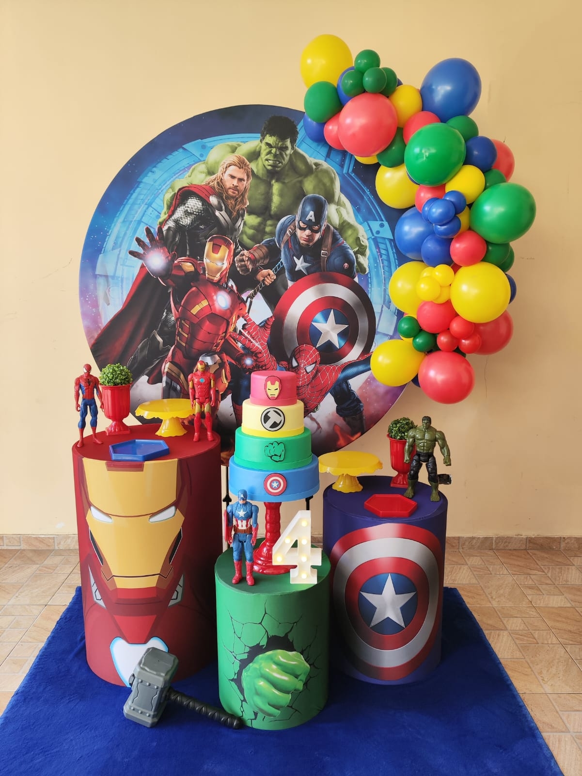 Vingadores kit Prata Modelo 2