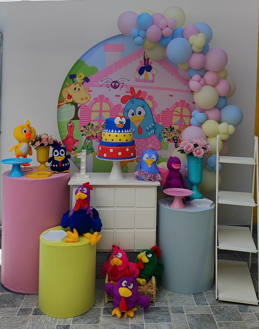 Galinha Pintadinha Menina Kit Ouro