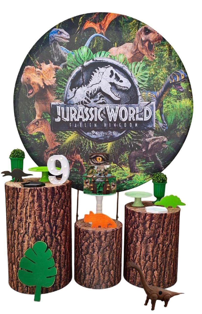 Dinossauro Jurassic Word  Kit Prata