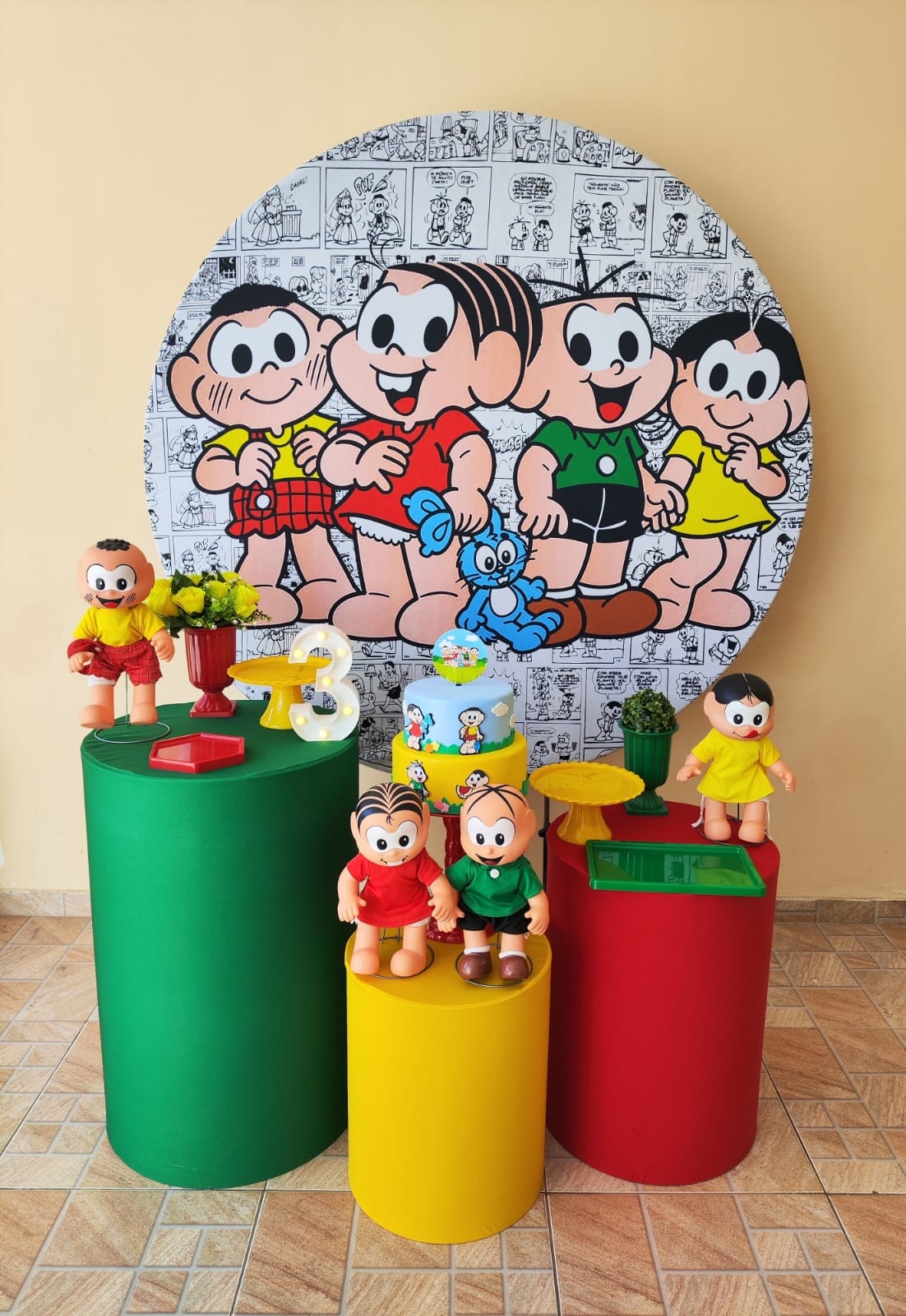 Turma da Mônica Menina Kit Bronze II