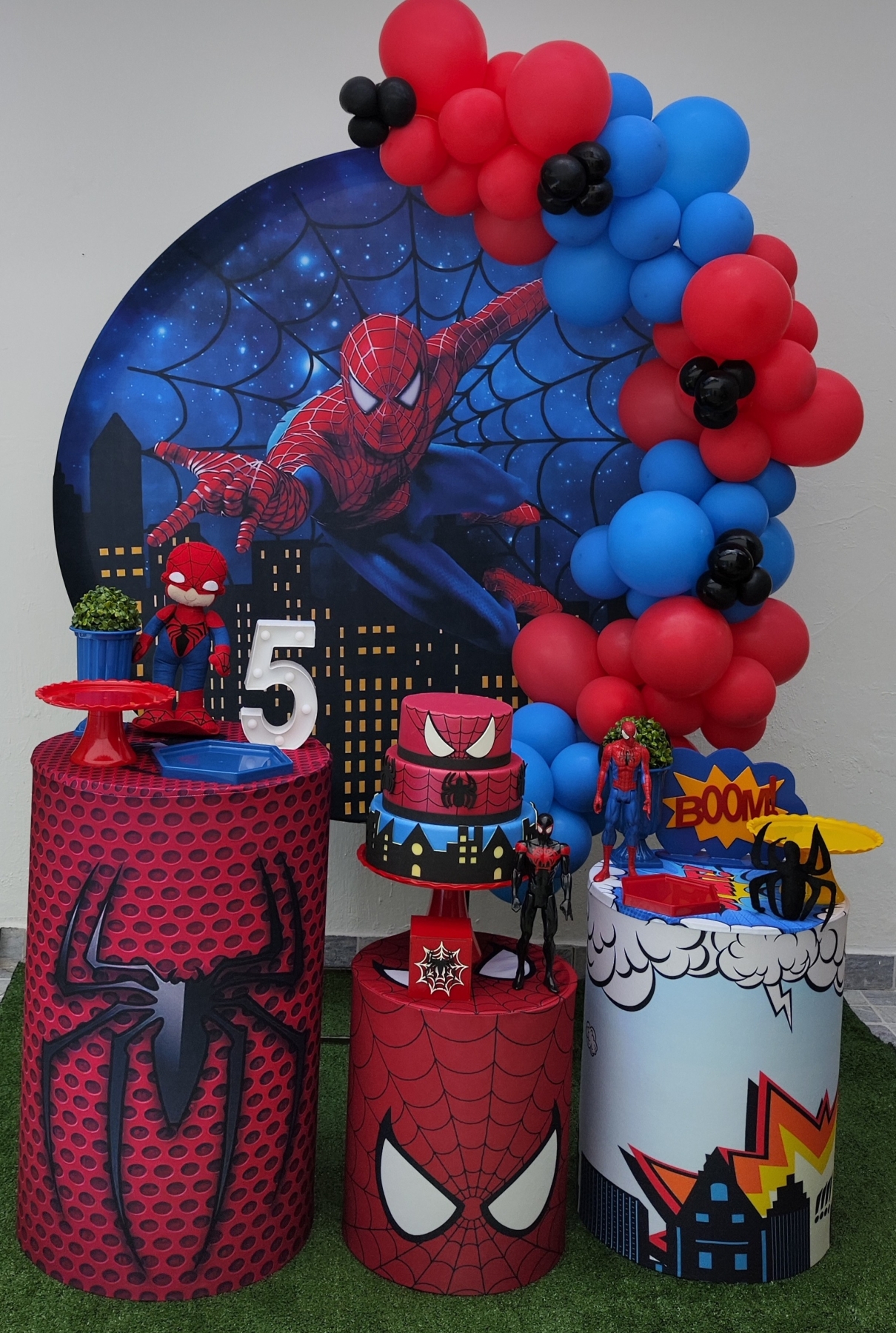 Homem Aranha Kit Prata