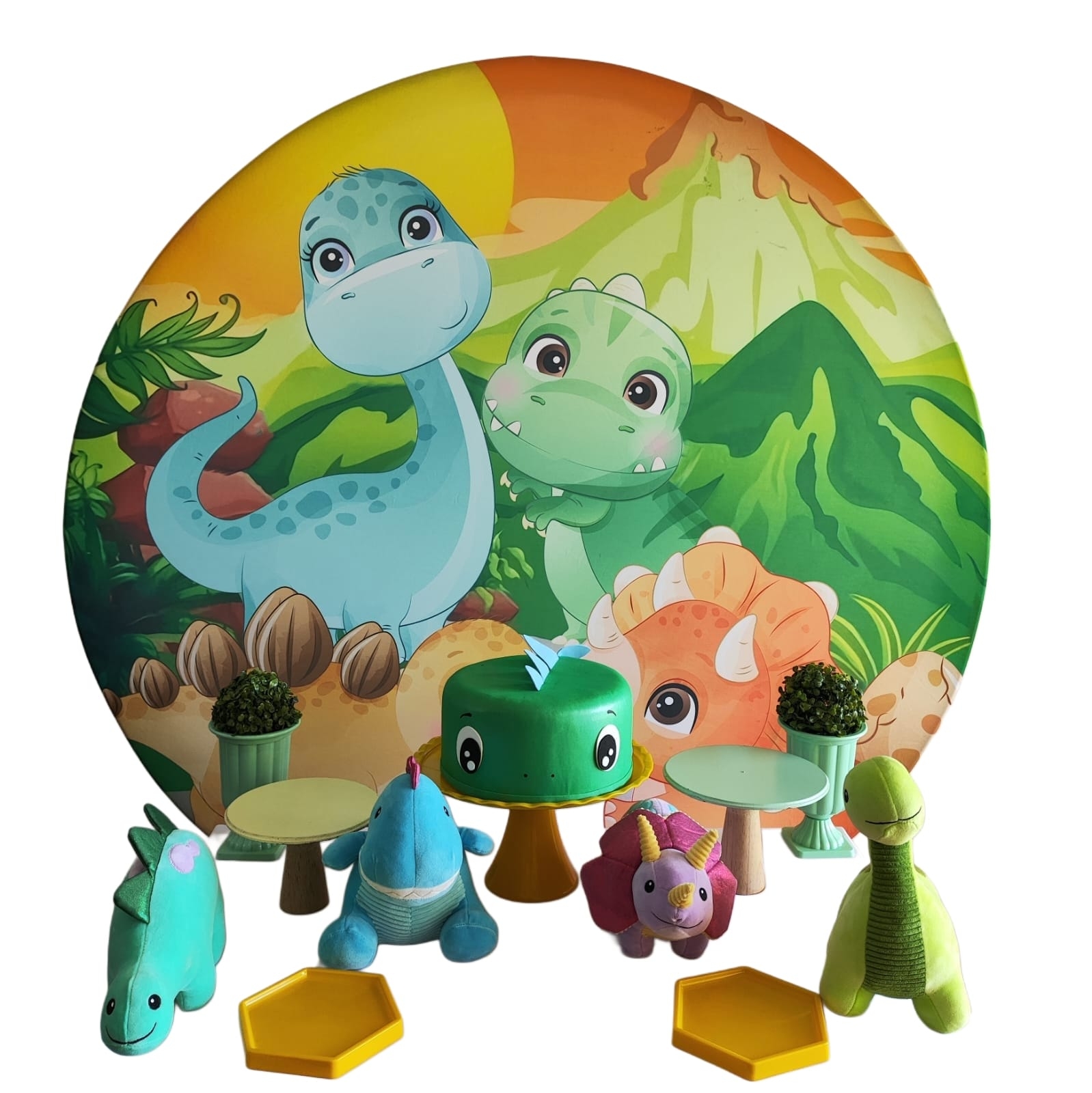 Dinossauro Baby Menino Kit Bronze