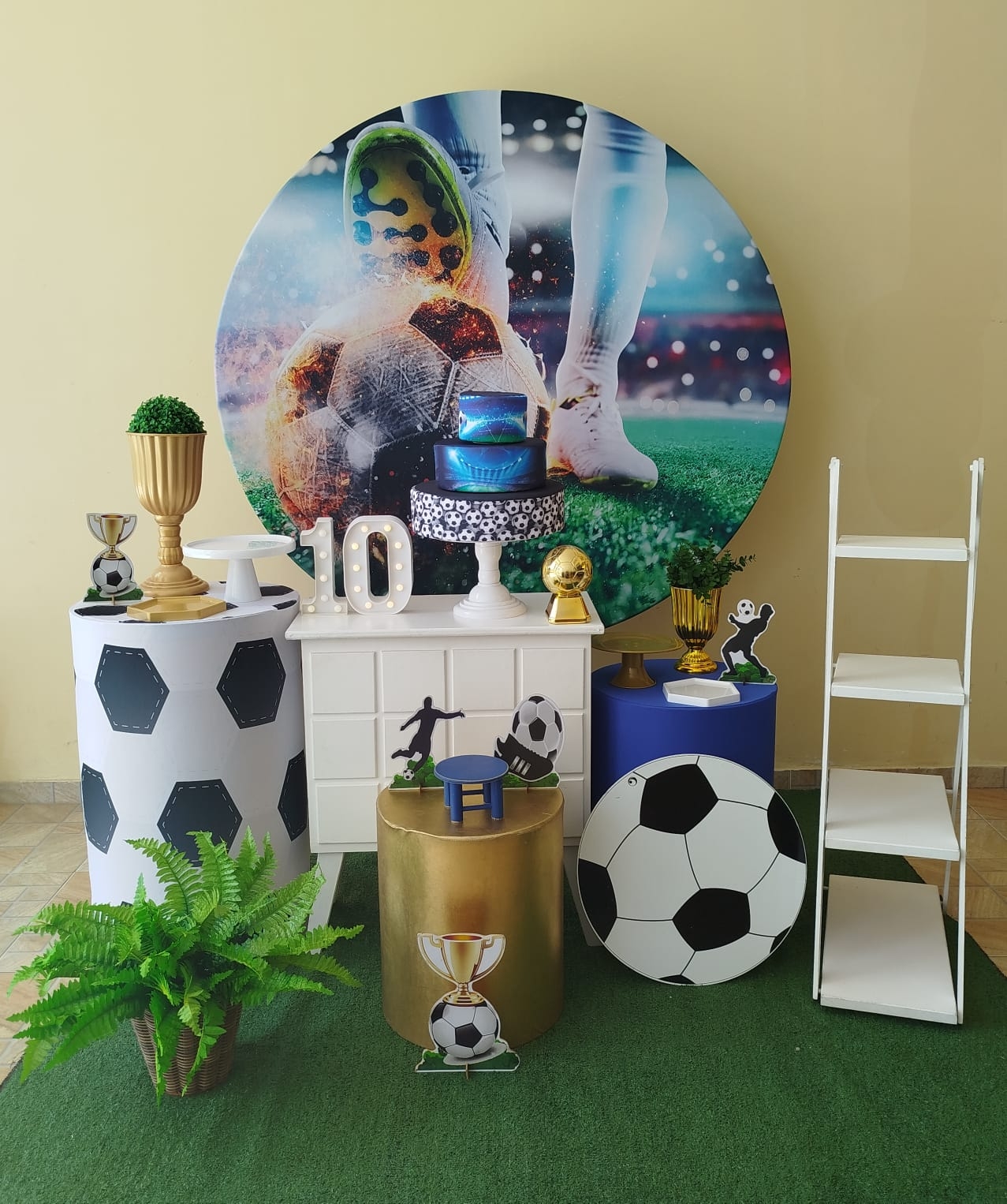 Futebol pé na bola Kit Ouro