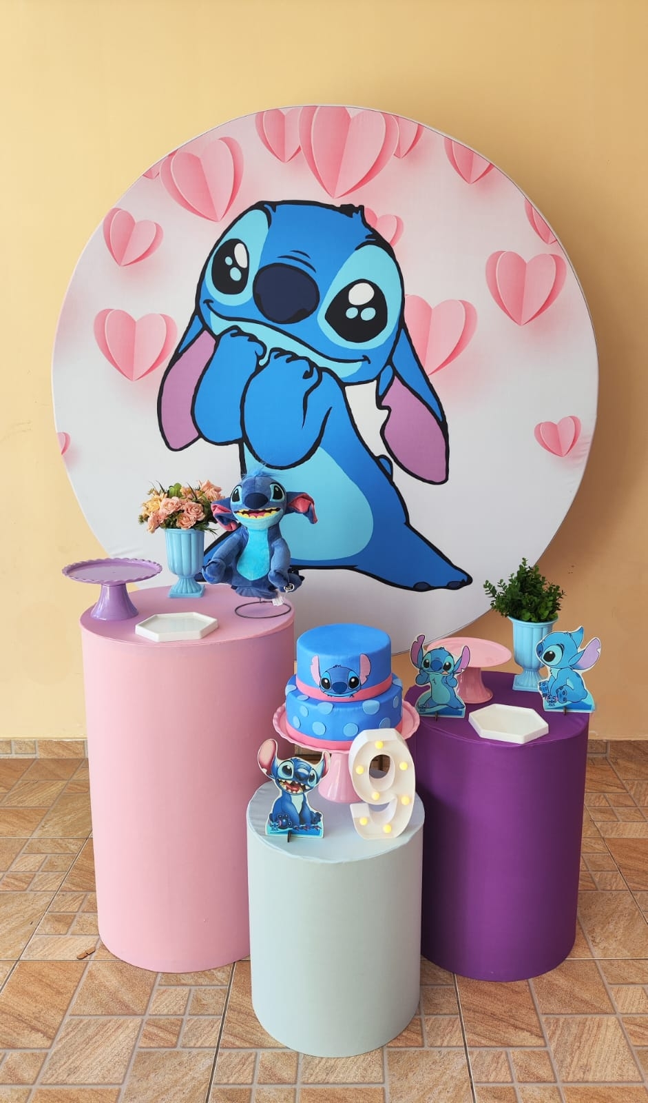 Stitch corações Kit Bronze II