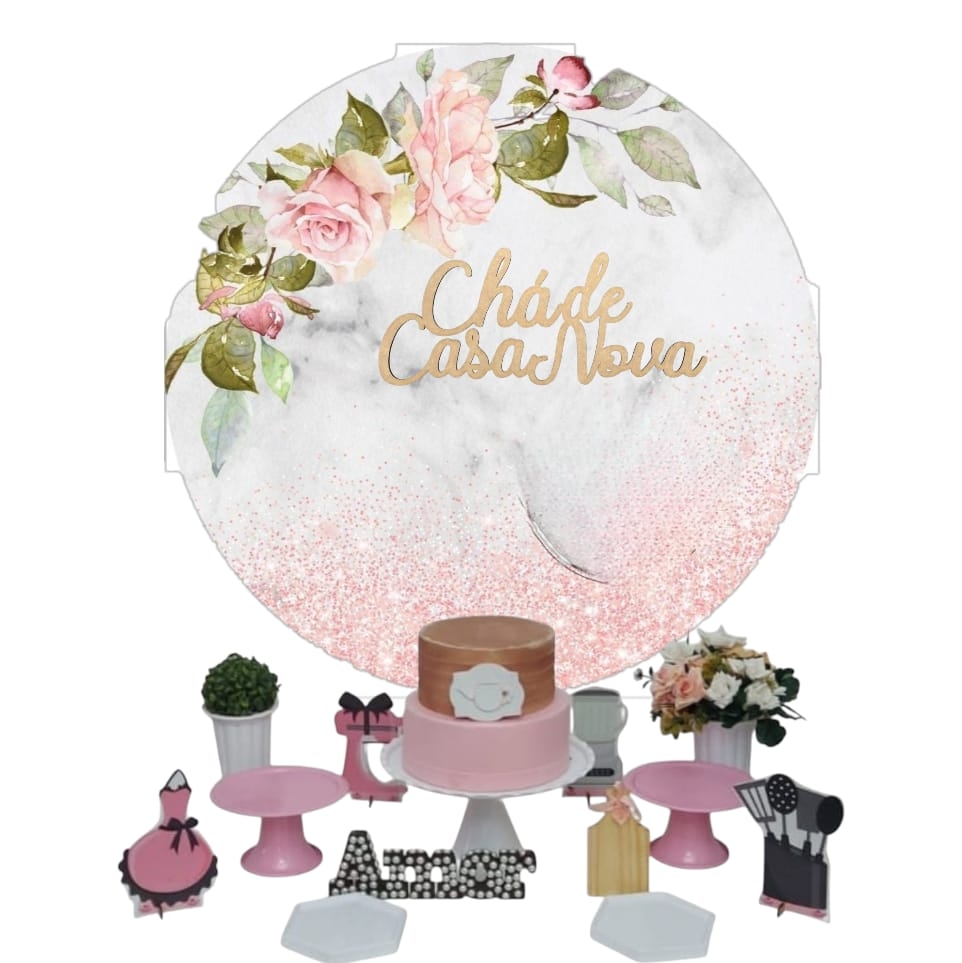 Cha de Panela/Casa Nova/Cozinha Rosa