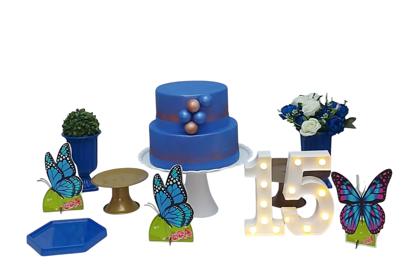 Borboleta Azul Kit Cantinho I