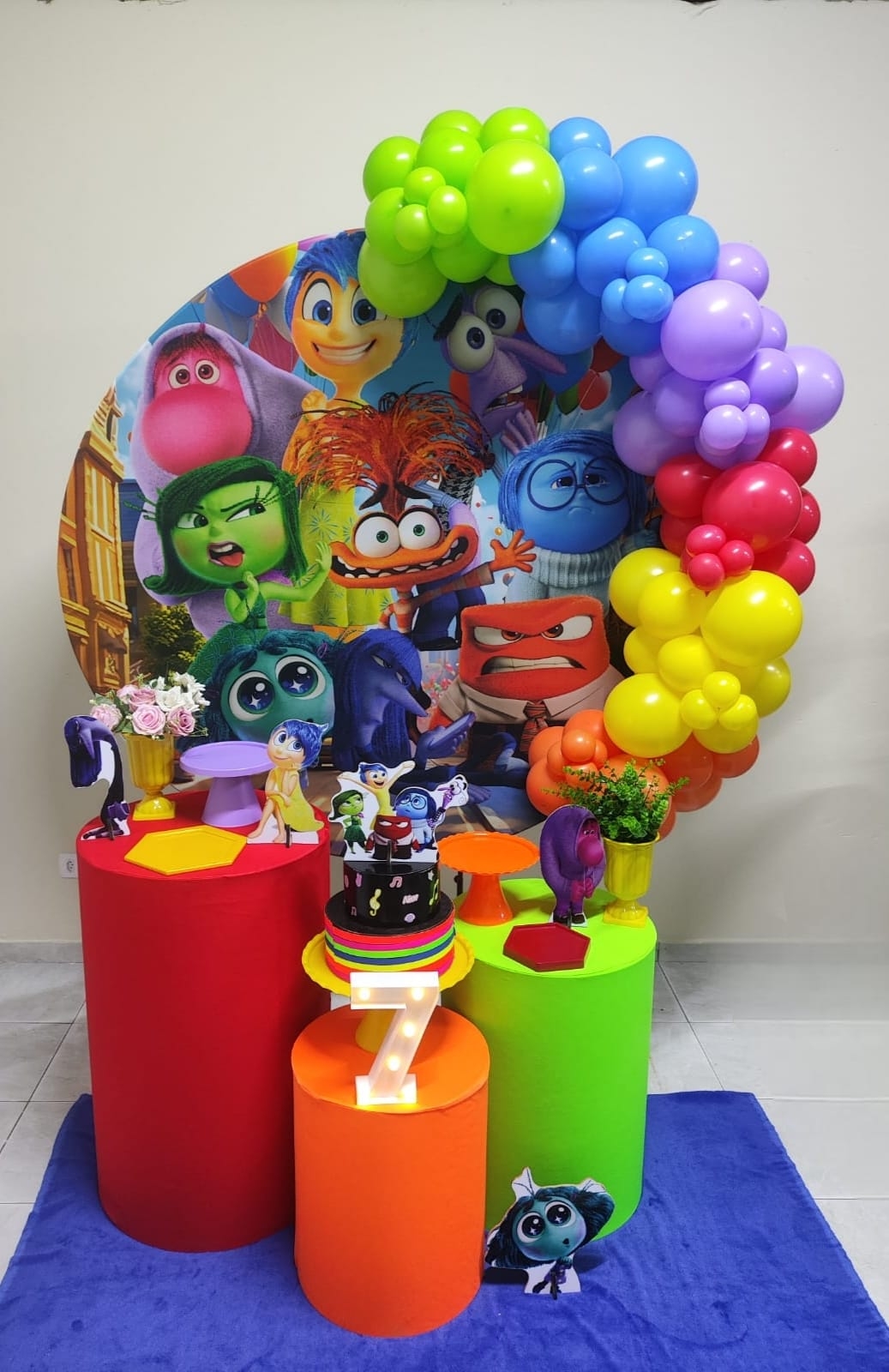 Divertidamente Unissex Kit Bronze I com bexig