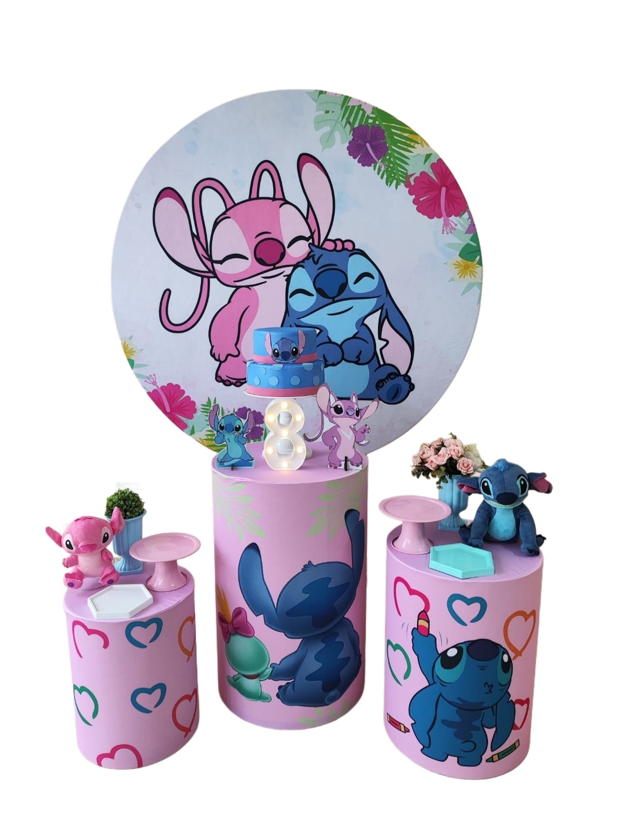 Angel, Lilo e Stitch Kit Prata
