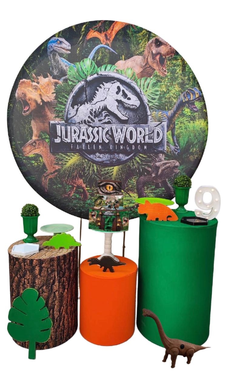 Dinossauro Jurassic Word  Kit Prata