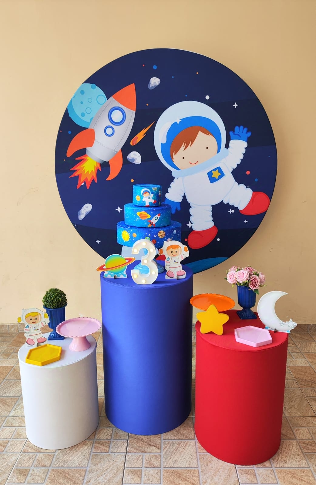 Astronauta menina Kit Bronze II