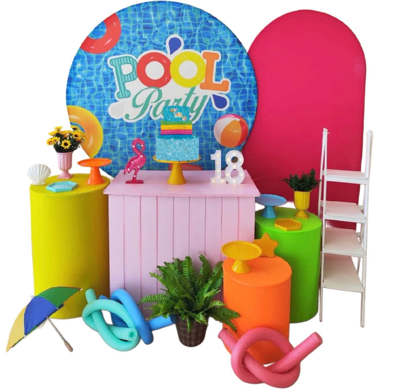 Pool Party Menina Kit Diamante