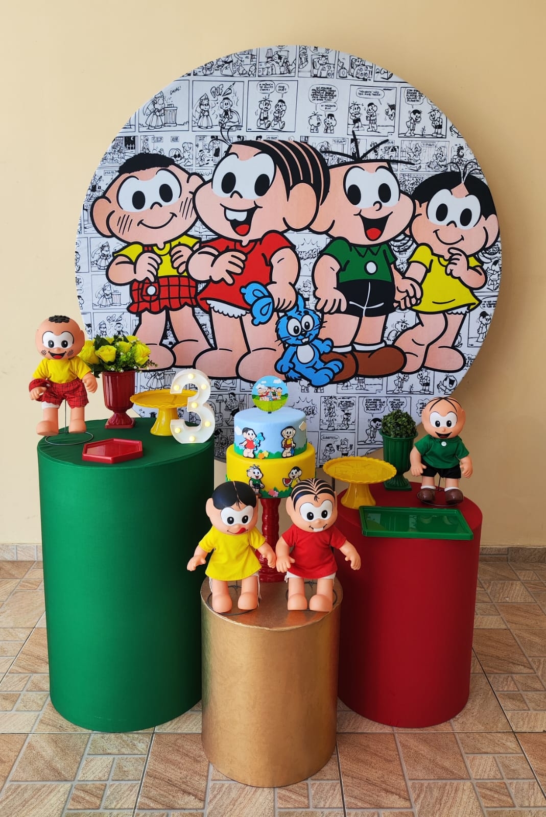 Turma da Mônica Menina Kit Prata