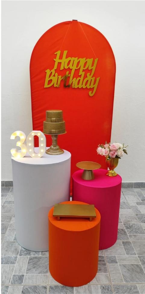 Laranja e Pink Kit Bronze