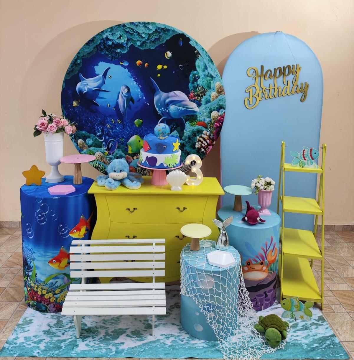 Fundo do Mar Menina Kit Diamante