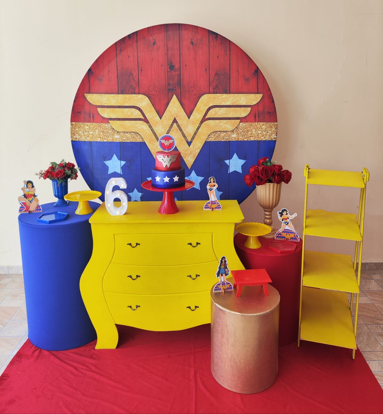 Mulher Maravilha Kit Ouro