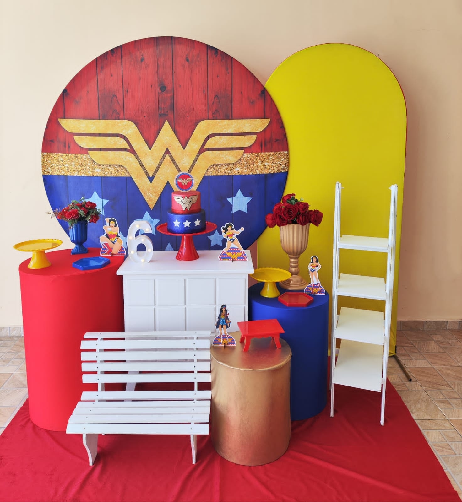 Mulher Maravilha Kit Diamante