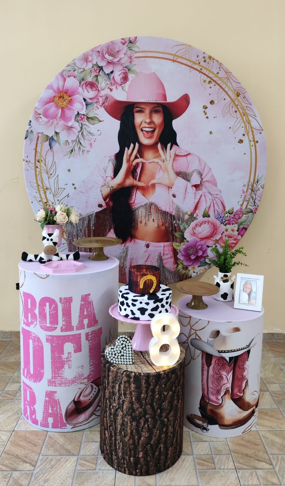 Ana Castela Capa Rosa Kit Prata 