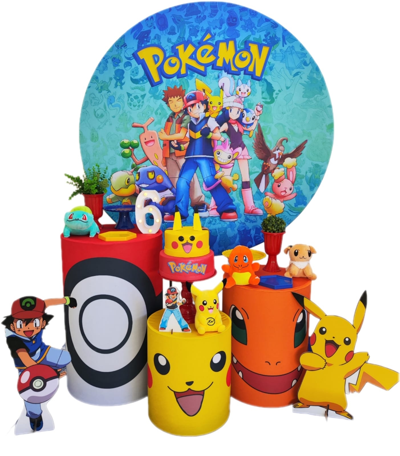 Pokemon Menino Kit Prata