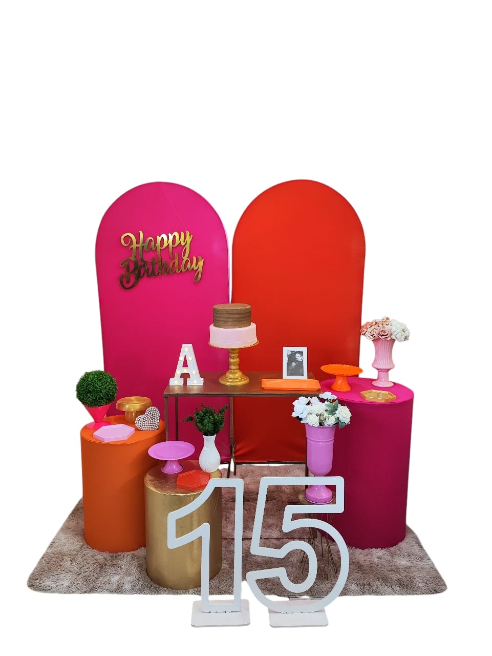 Pink e Laranja Kit Diamante