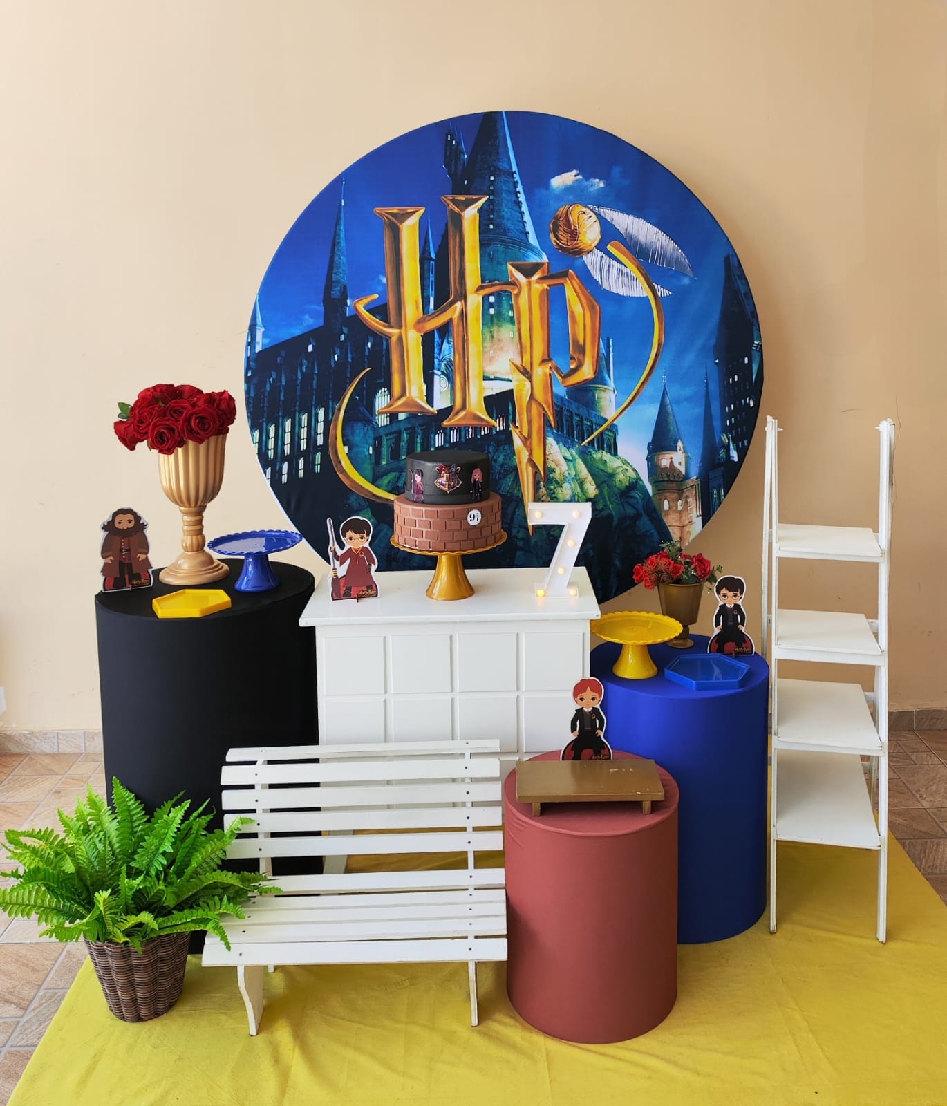 Harry Potter Menina Kit Ouro