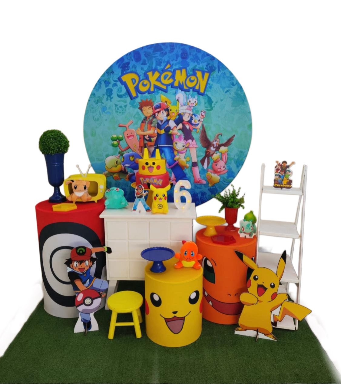 Pokemon Menino Kit Prata