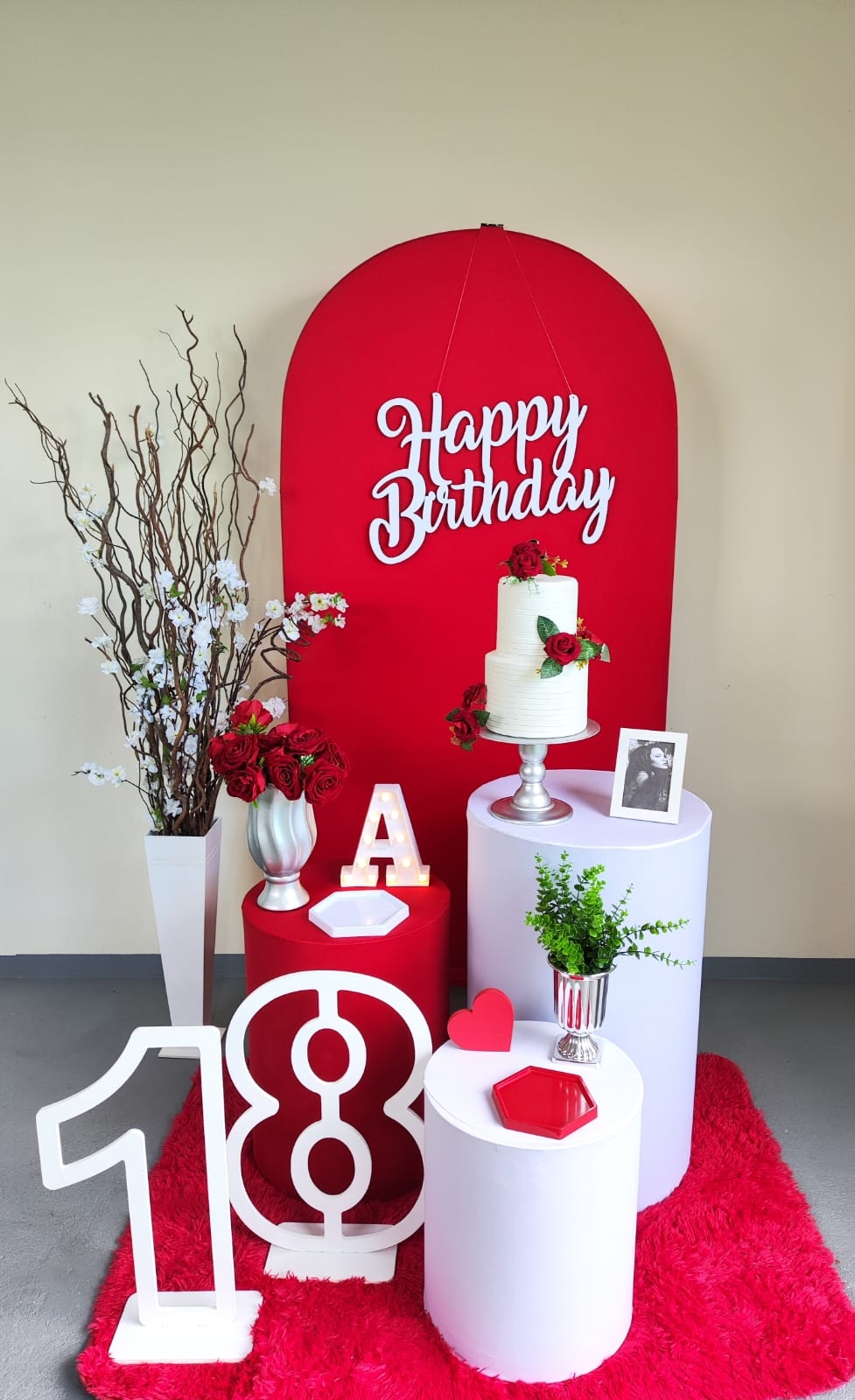 Aniversário Vermelho Kit Ouro