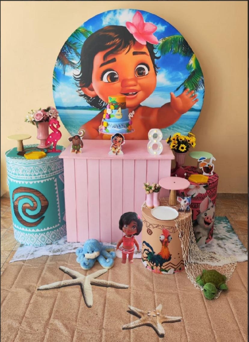 Moana Baby Kit Ouro 