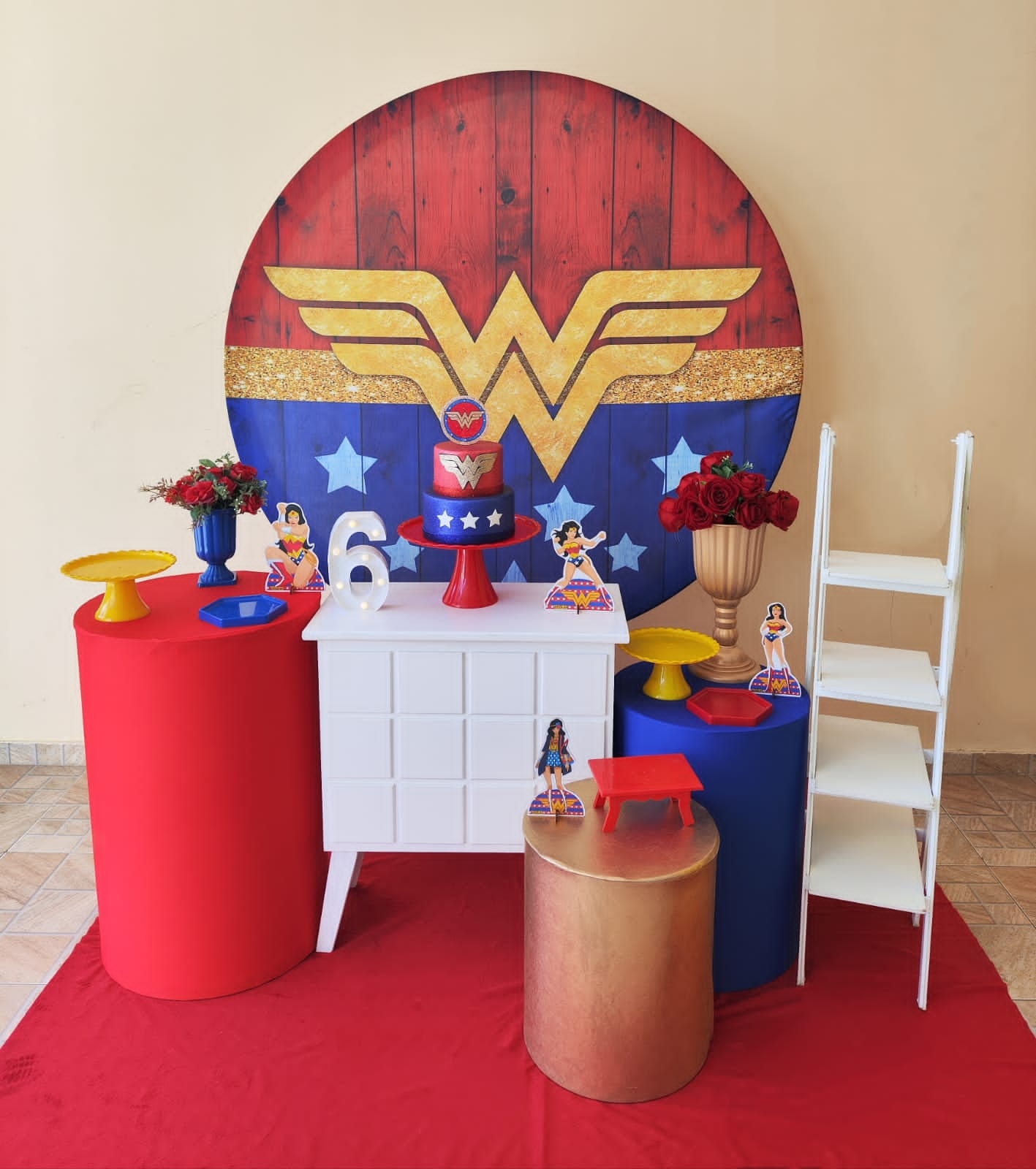 Mulher Maravilha Kit Ouro