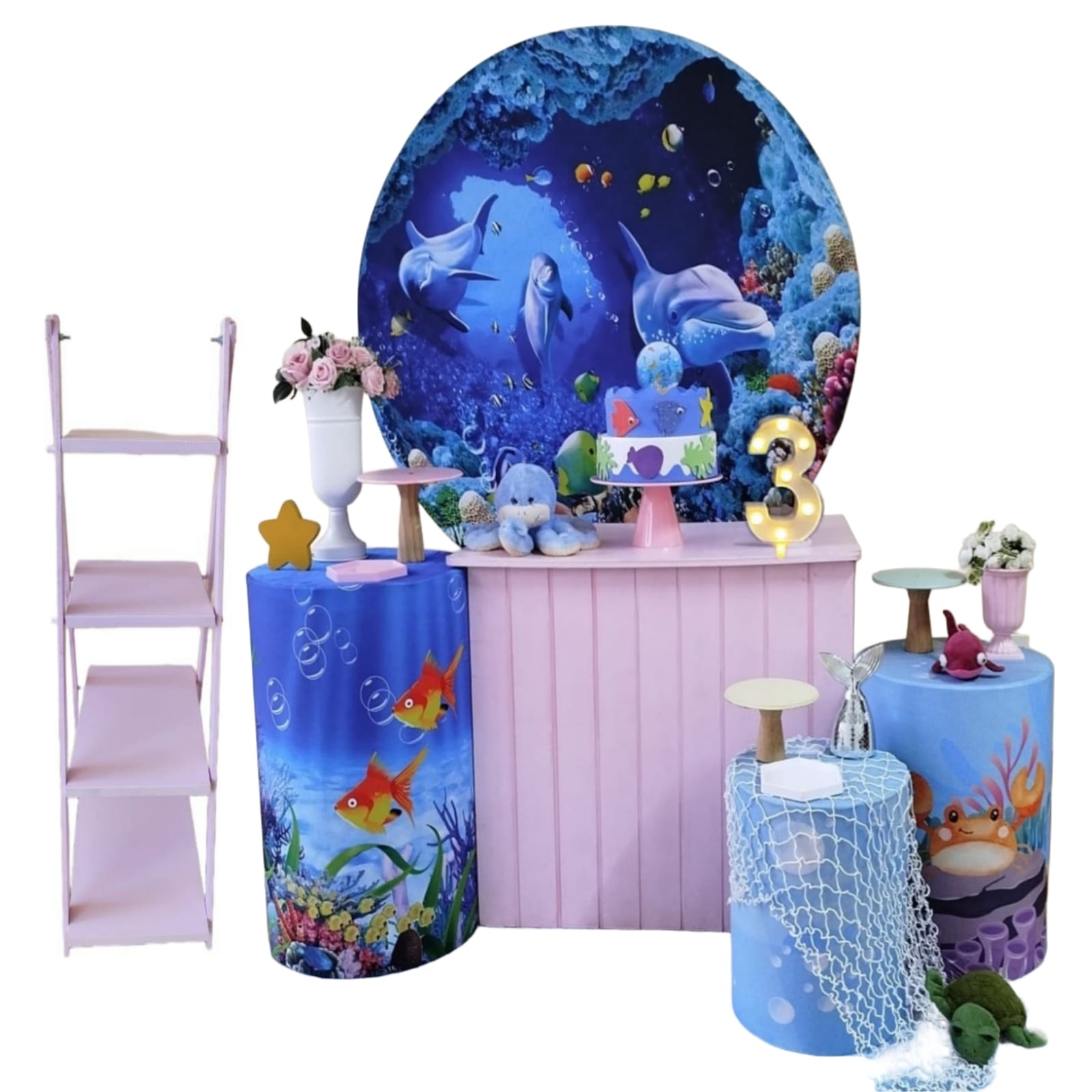  Fundo do Mar Menina Kit Ouro 