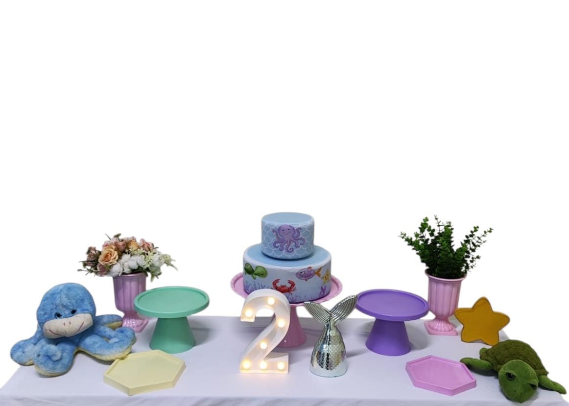 Fundo do mar  Menina Modelo 2 Kit Cantinho