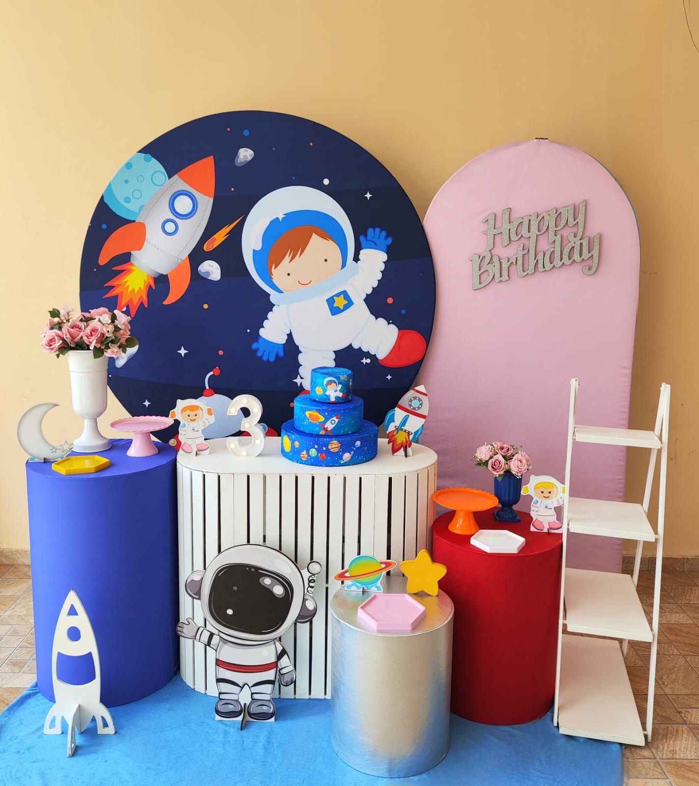 Astronauta menina Kit Diamante II