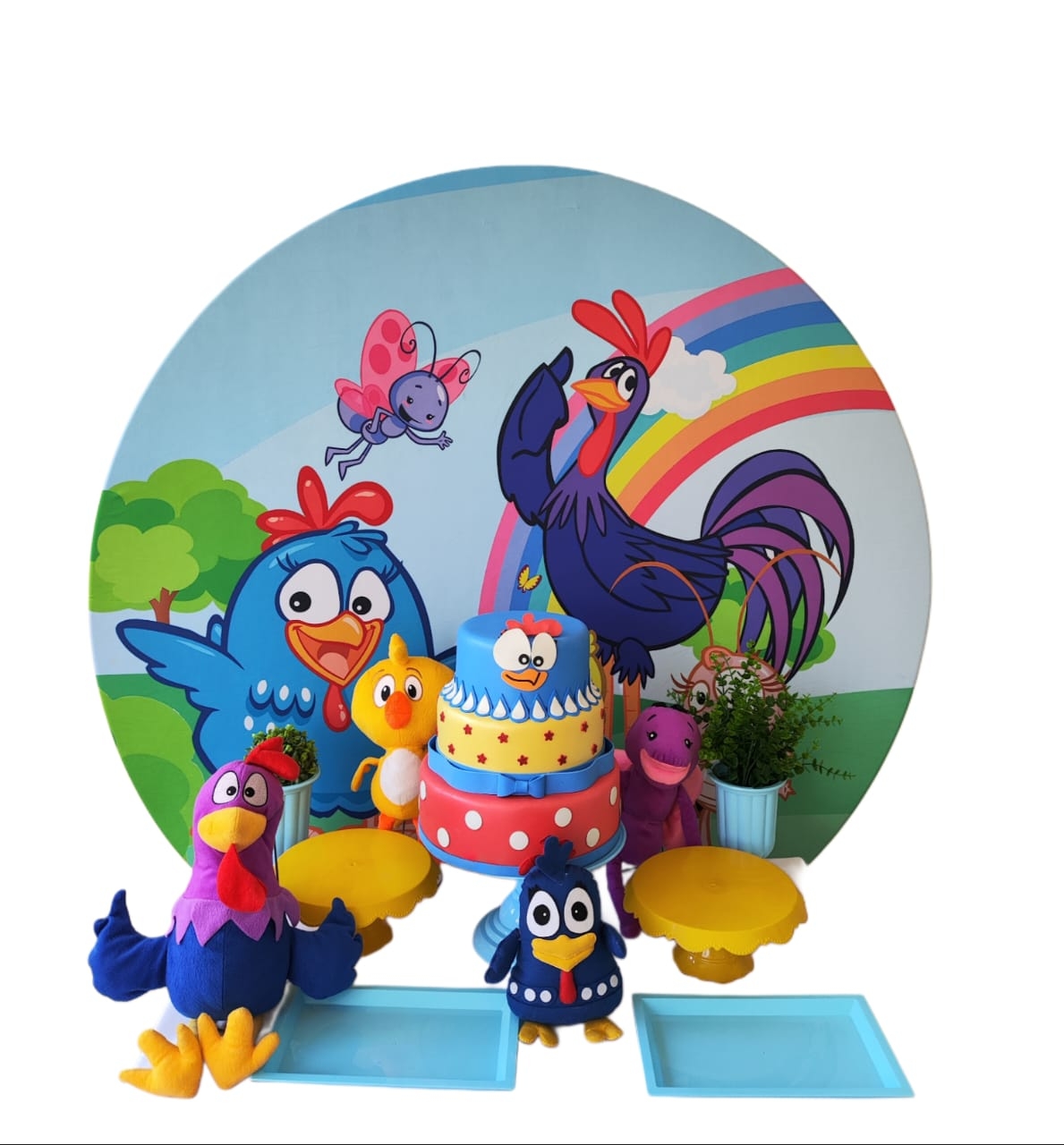 Galinha Pintadinha Menino Kit Bronze